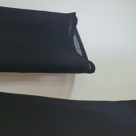 JS Collections Black Wide Leg Lined Pants Size 10 - Picture 5 of 8